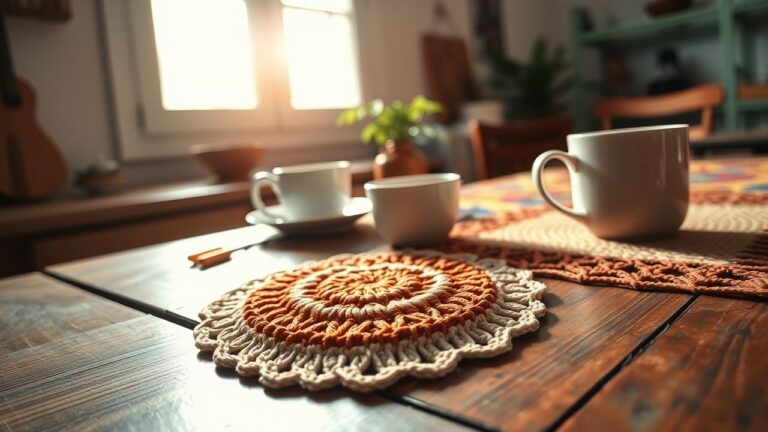 Projeto Rápido: Faça um Porta-Copos de Crochê em Menos de 1 Hora