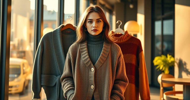 Roupa para usar com cardigã feminina