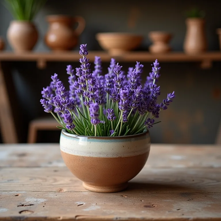 A delicadeza da lavanda e a arte da cerâmica em Cunha, São Paulo.
