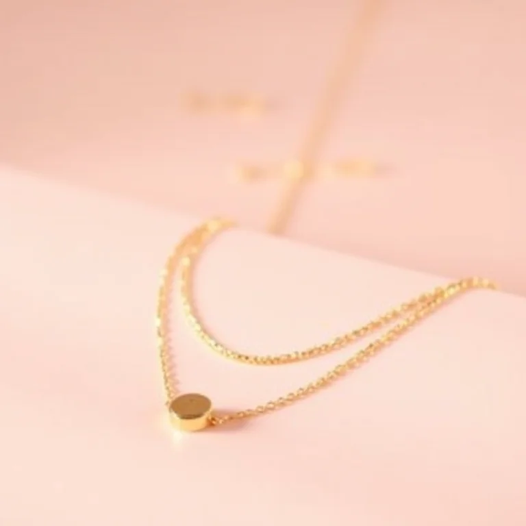 Acessórios dourados delicados para complementar o look de Ano Novo