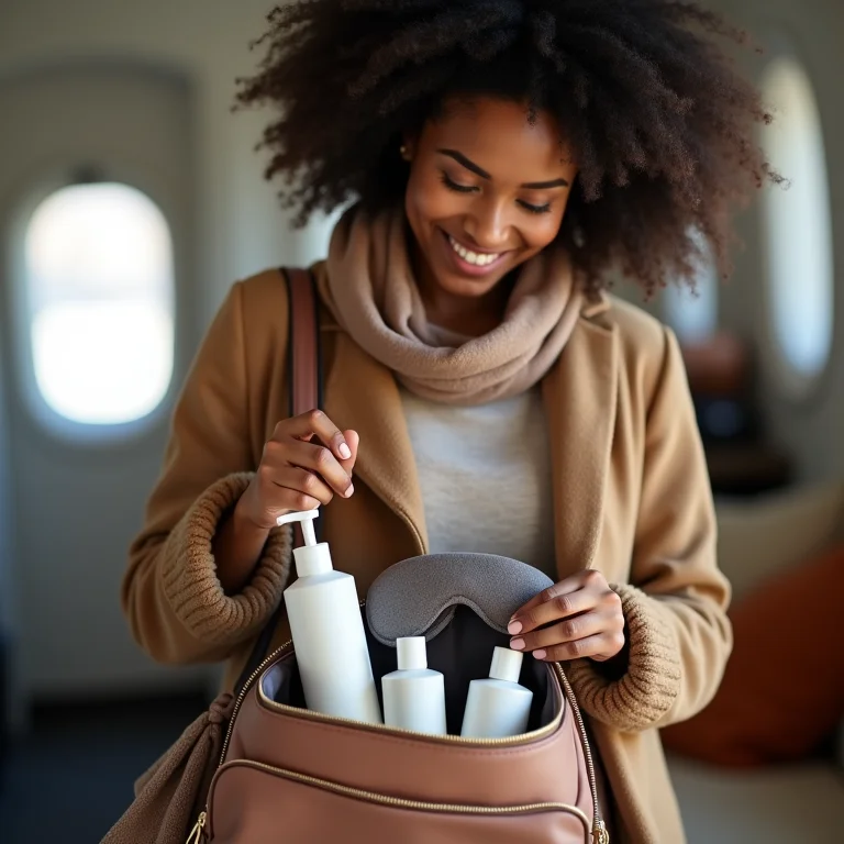 Acessórios essenciais para levar na mala de mão para uma viagem de avião confortável