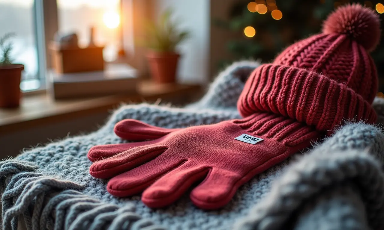 Acessórios extras para o inverno: luvas, cachecol e gorro.
