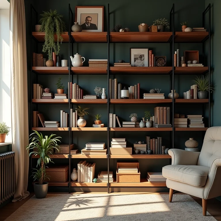 Acúmulo de objetos em apartamento pequeno