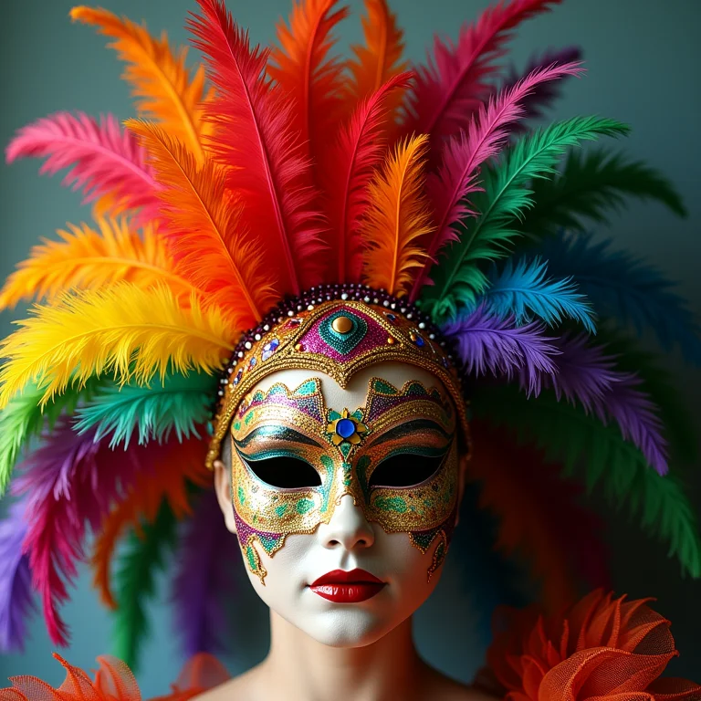 Adereços de cabeça criativos para o Carnaval.