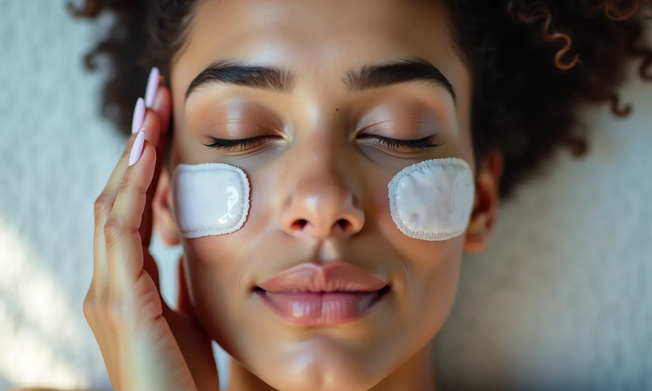 Alívio pós-procedimentos estéticos com aplicação de gelo.