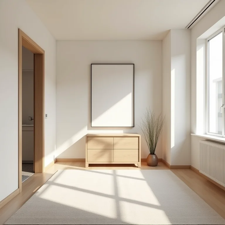 Ambientes não integrados em apartamento pequeno