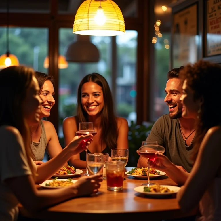 Amigos reunidos em um boteco de Belo Horizonte