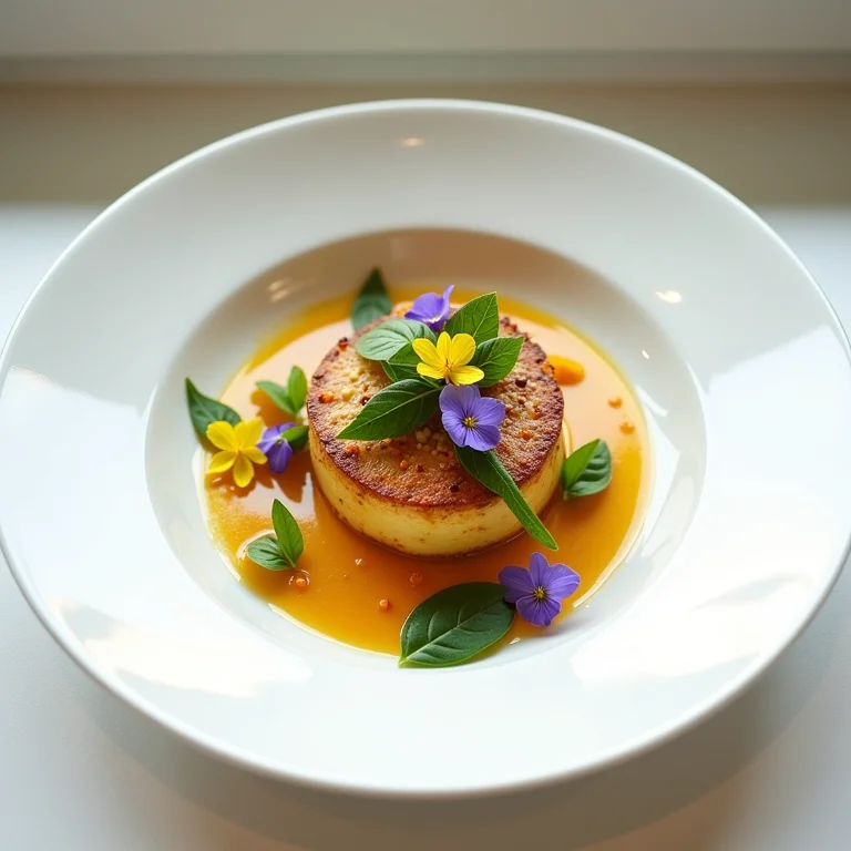 Apresentação elegante de prato típico brasileiro