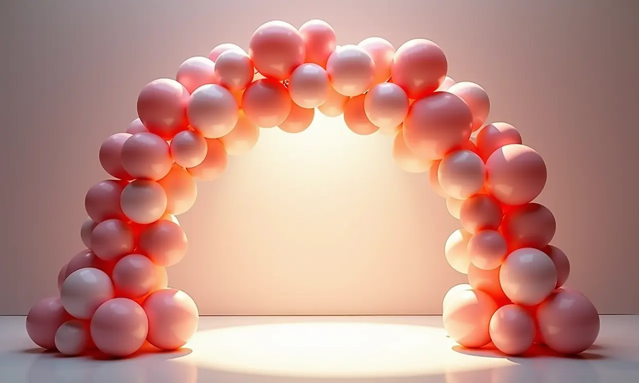 Arcos de balões da Cromus.