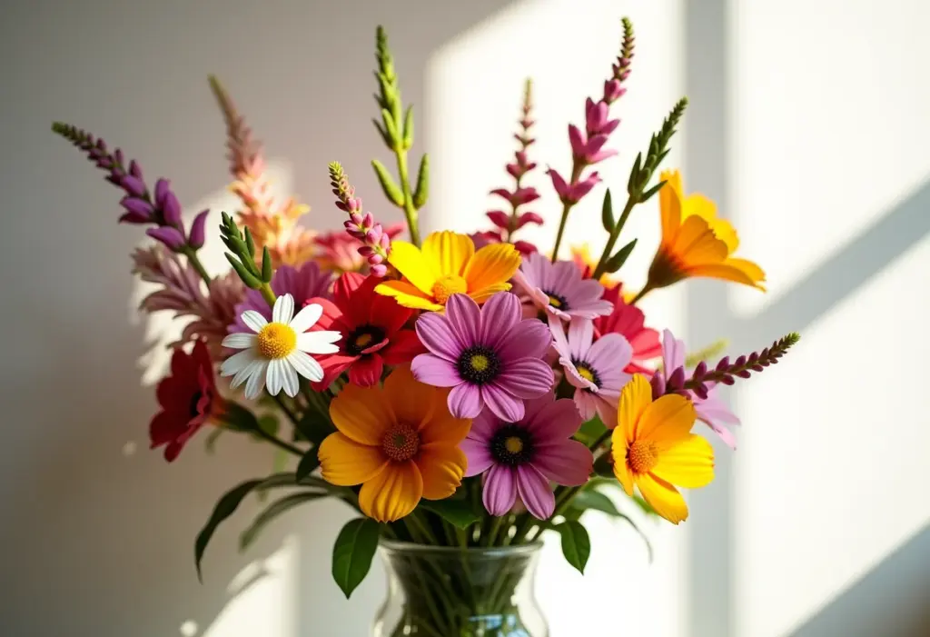 Nomes de flores raras: guia completo + curiosidades que ninguém te conta Arranjo exuberante de flores raras e exóticas.