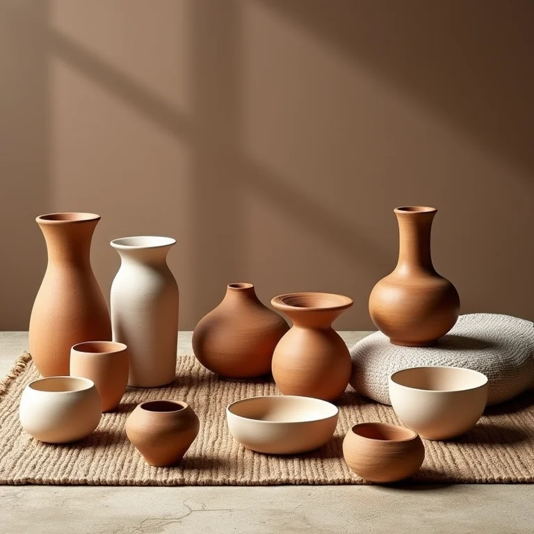 Artesanato diverso sobre tapete