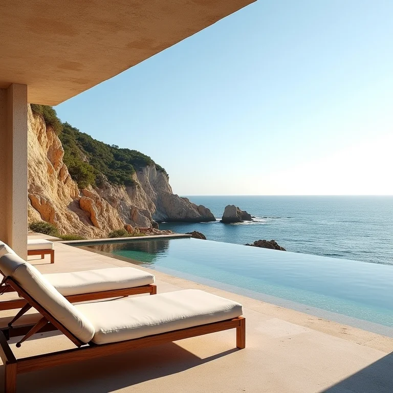 Beach club sofisticado na Praia do Espelho