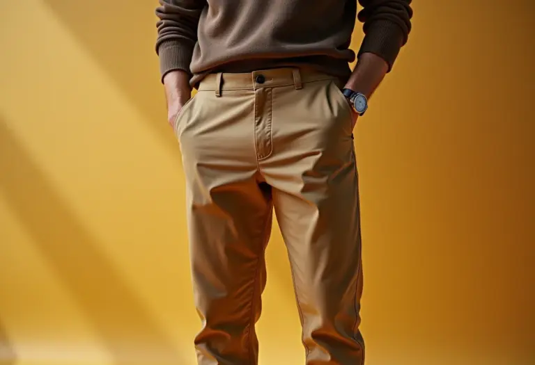 Calça Chino: A peça essencial no guarda-roupa masculino.