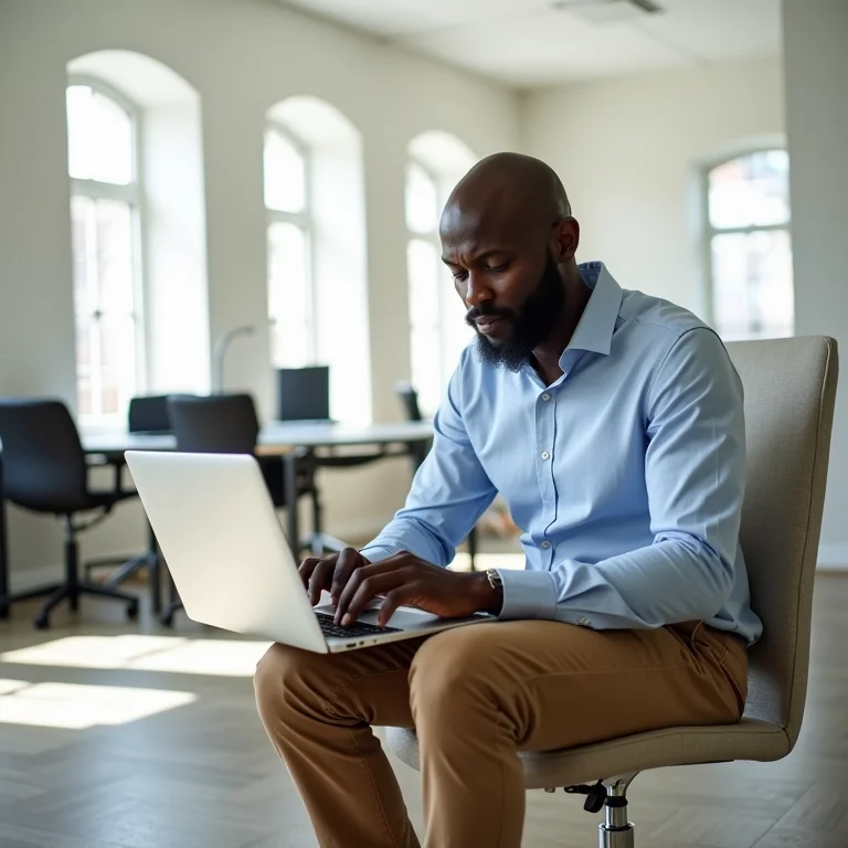 Calça chino no ambiente de trabalho