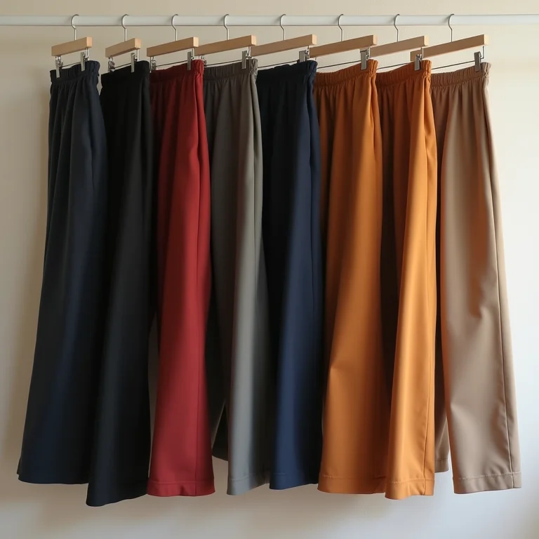 Calças de alfaiataria masculinas em diversas cores e modelagens