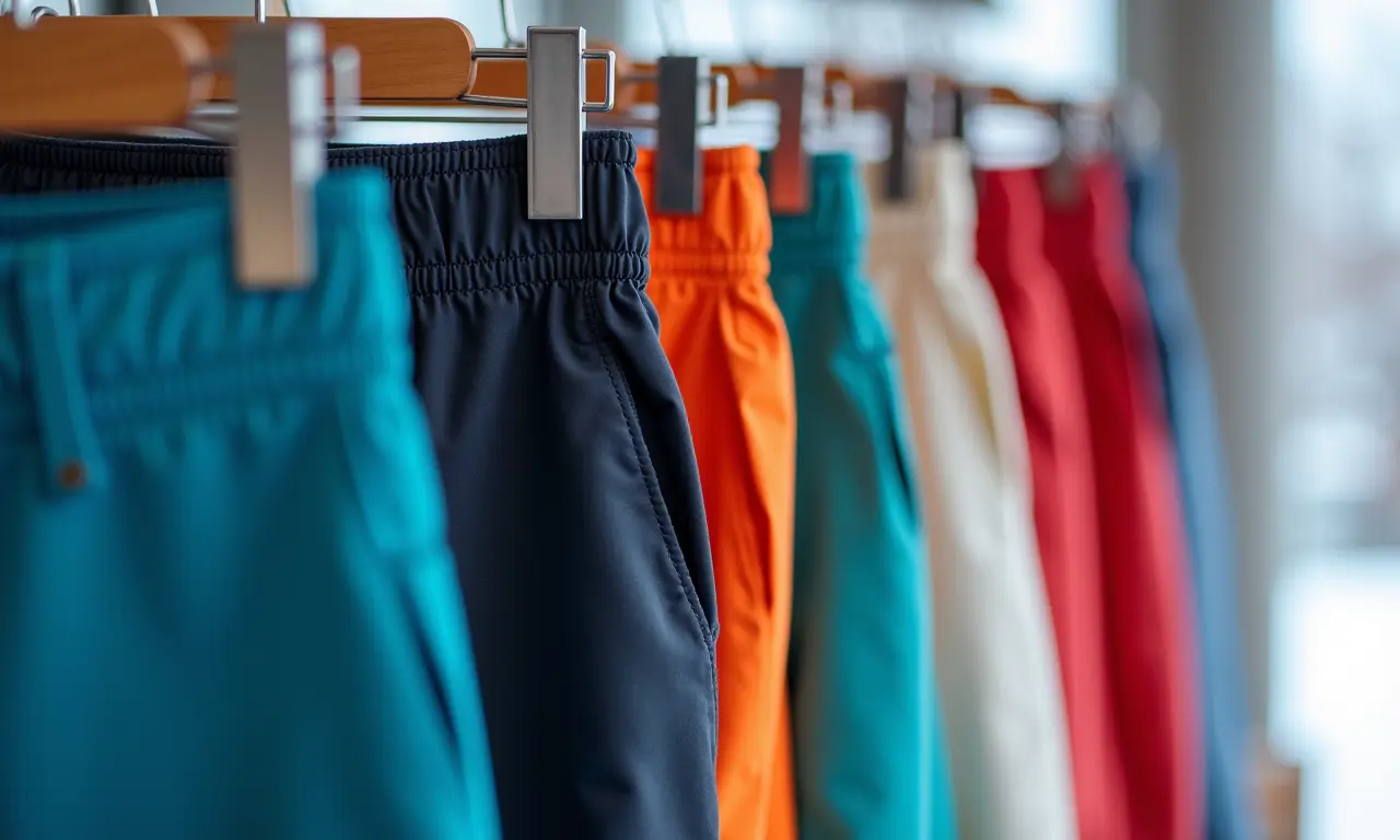 Calças de neve confortáveis e protetoras para atividades na neve.