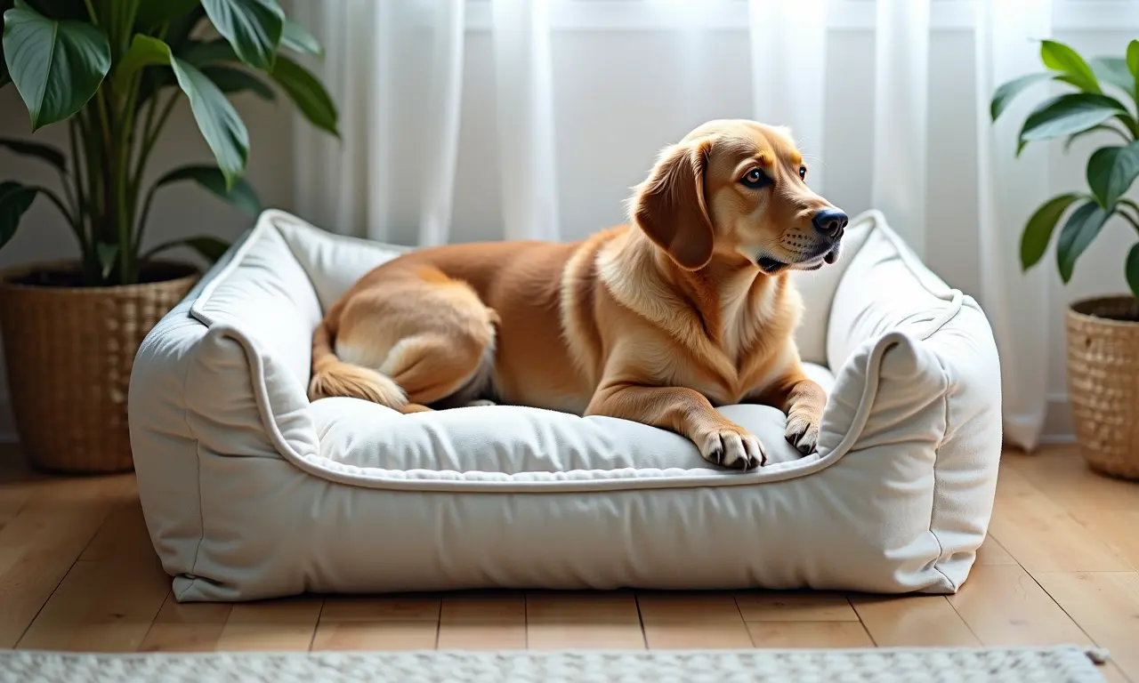 Cama confortável para seu pet feita com garrafas PET recicladas.