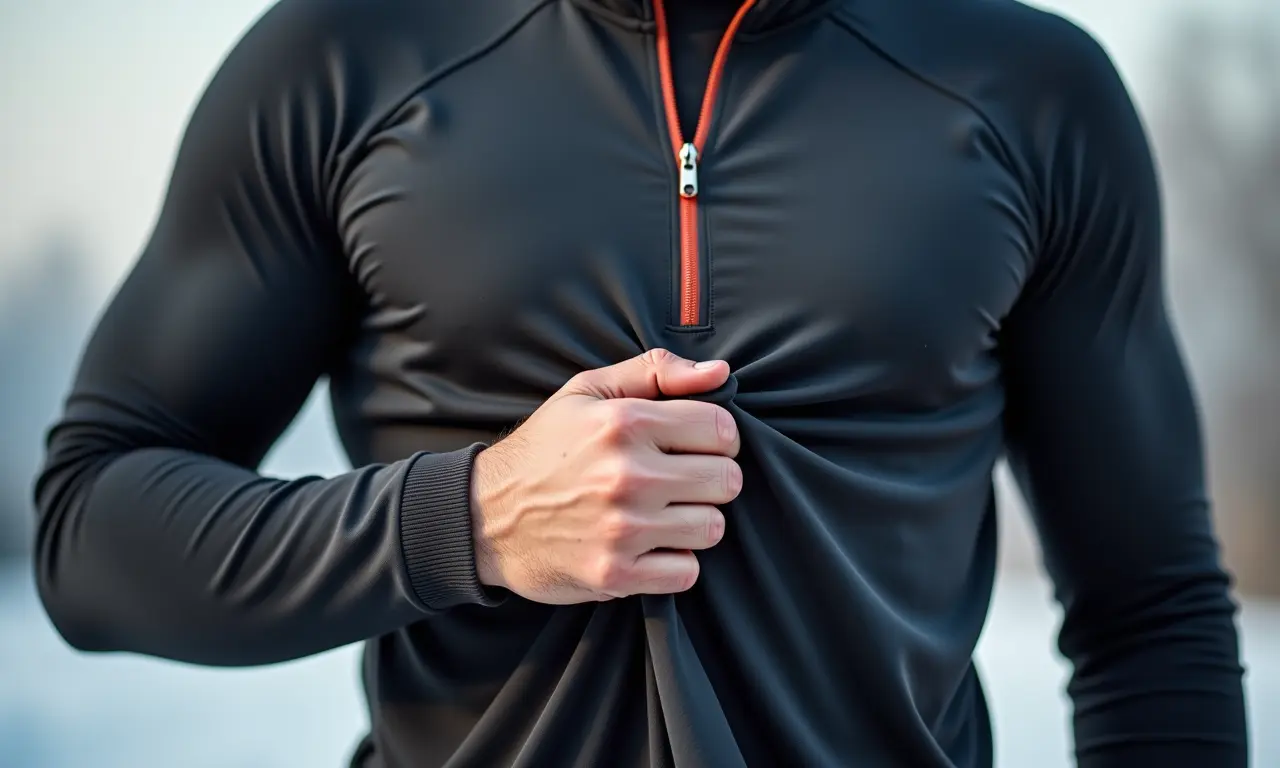 Camadas de roupas térmicas para viagem na neve, essenciais para o frio.