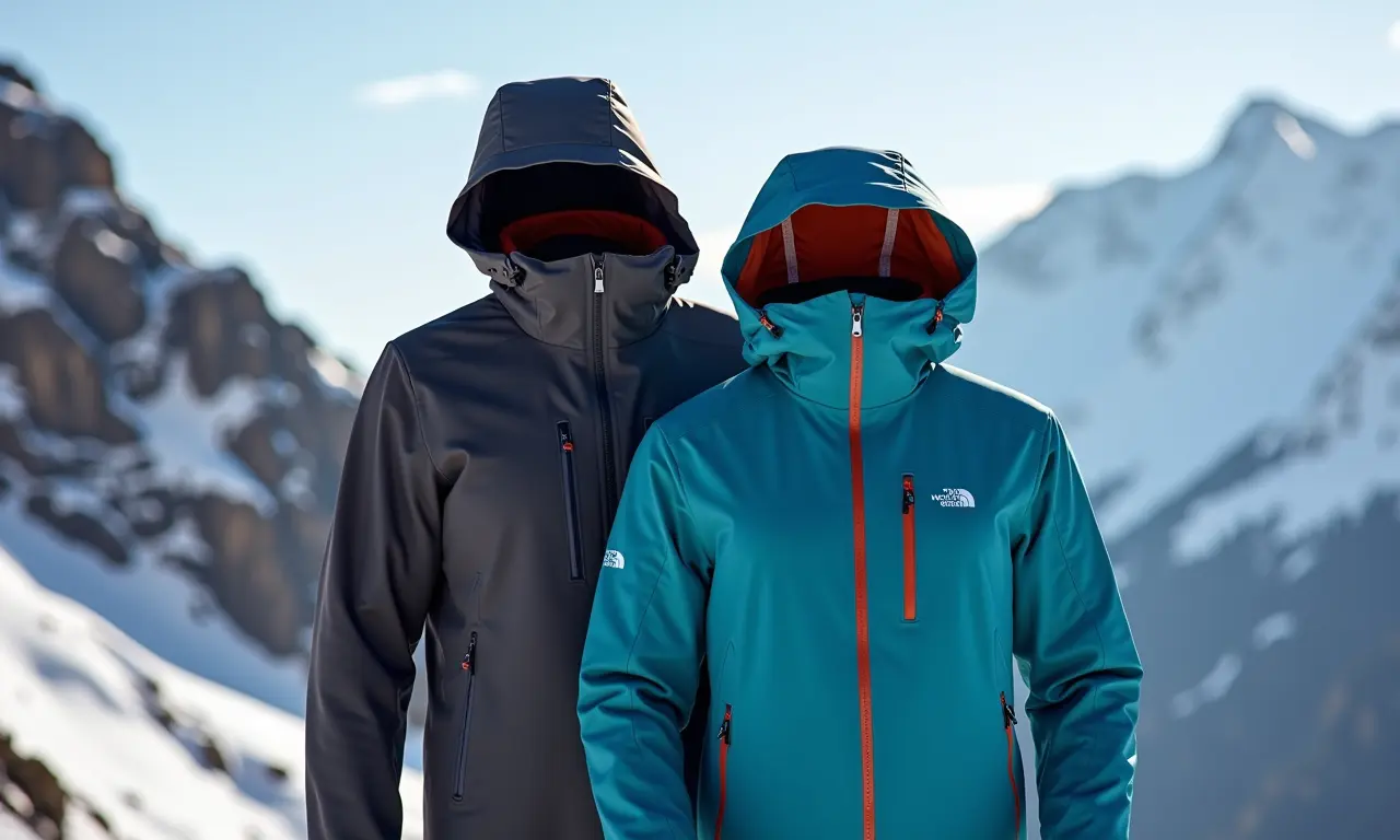 Casaco impermeável e corta-vento ideal para proteger do frio e da neve.