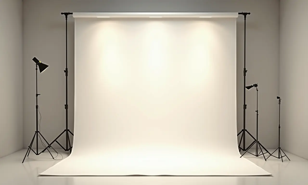 Cenário minimalista para fotografia: menos é mais