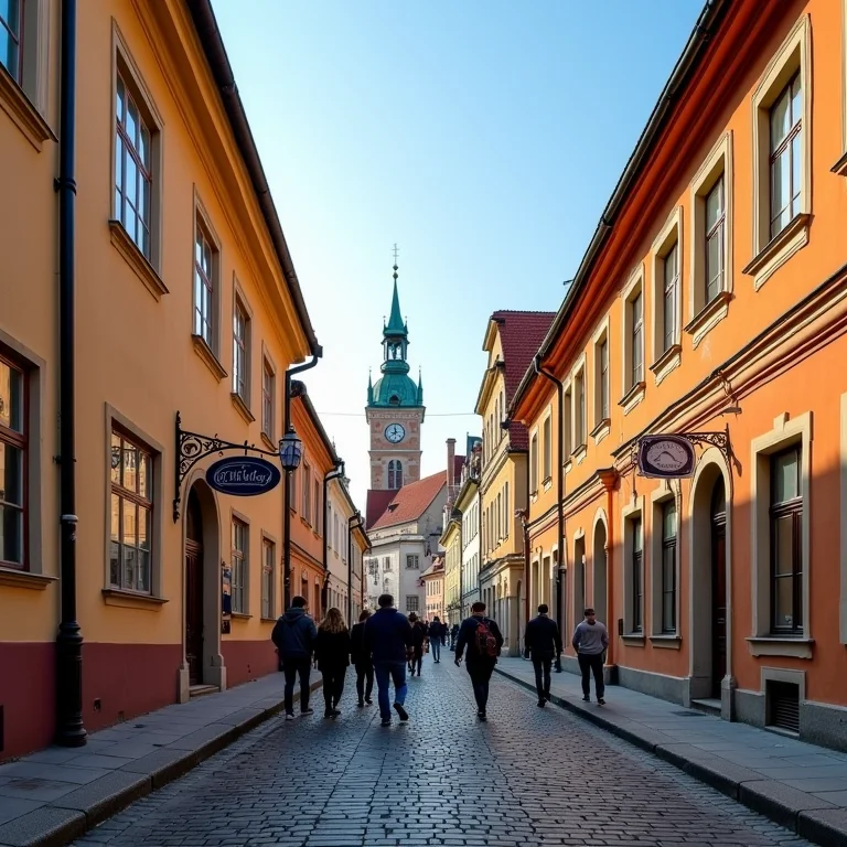 Cidade Velha de Varsóvia, Polônia, reconstruída