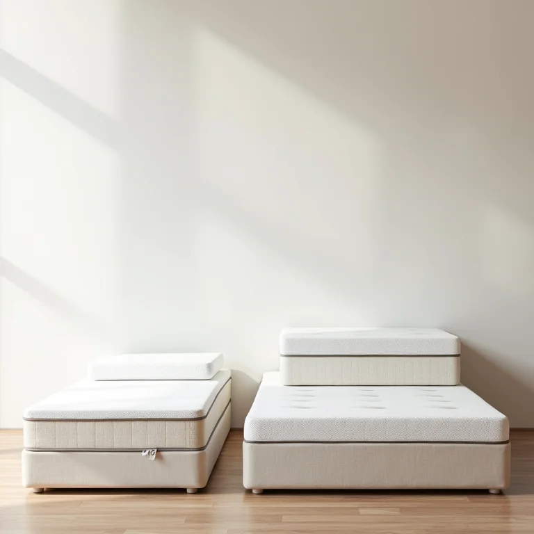 Colchões Emma para quarto de casal pequeno