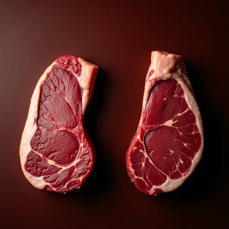 Comparativo entre picanha argentina e picanha comum.