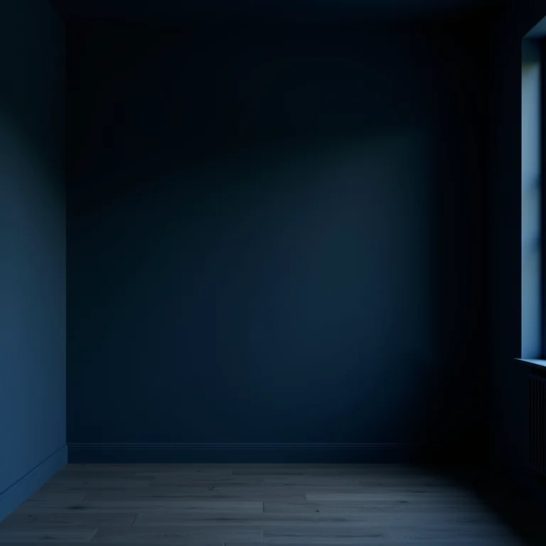 Cores escuras em paredes de apartamento pequeno