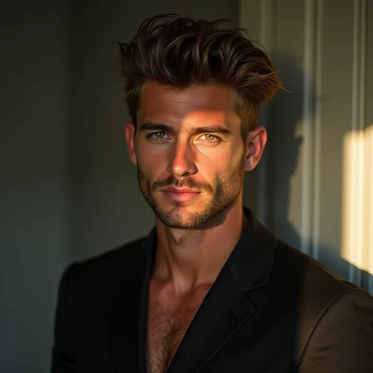 Corte mullet moderno masculino