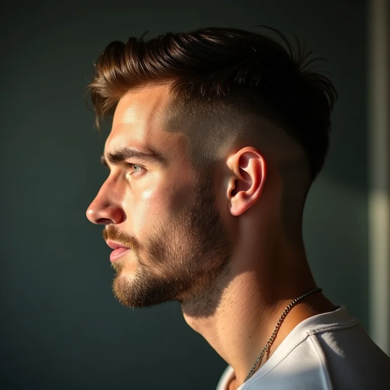 Corte undercut masculino
