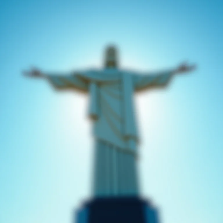 Cristo Redentor com luz suave