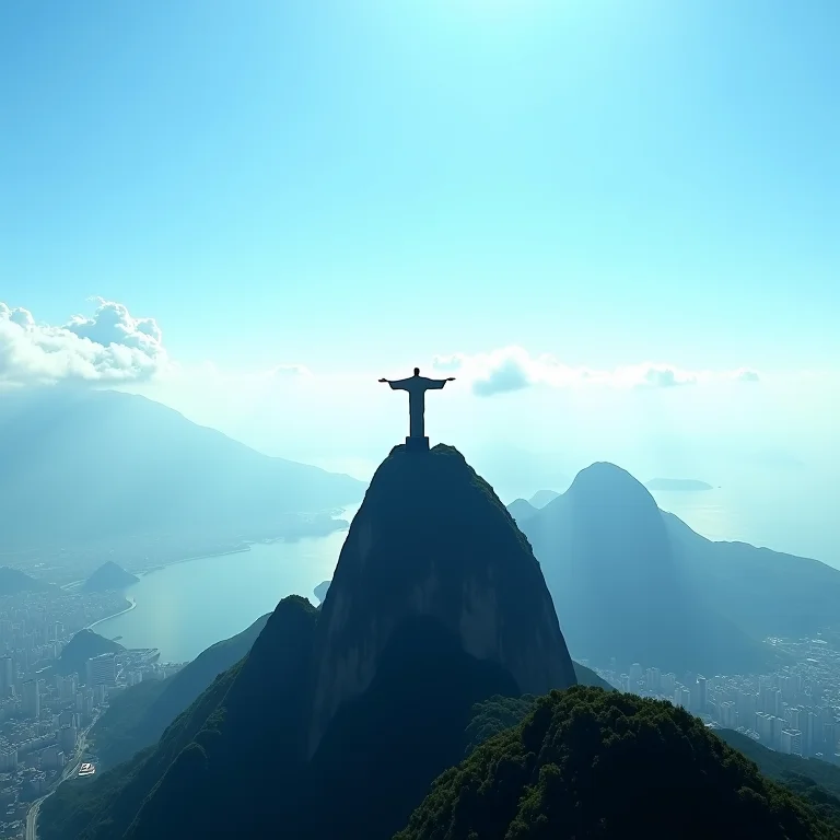 Cristo Redentor visto do Pão de Açúcar