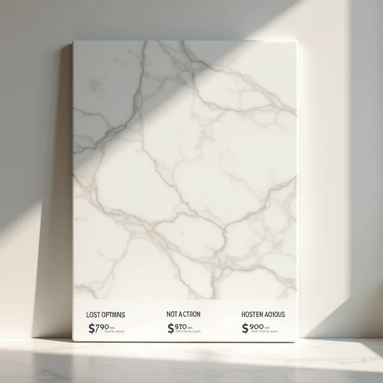 Custo-benefício de bancadas de porcelanato