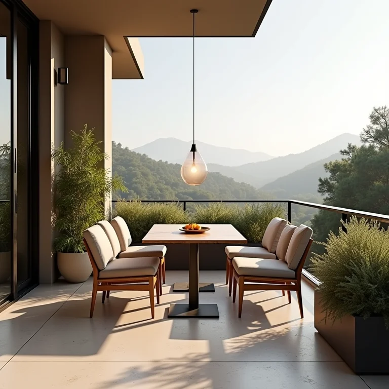 Decoração personalizada em varanda gourmet.