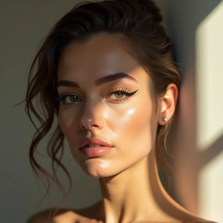 Delineado gatinho repaginado para um look moderno.