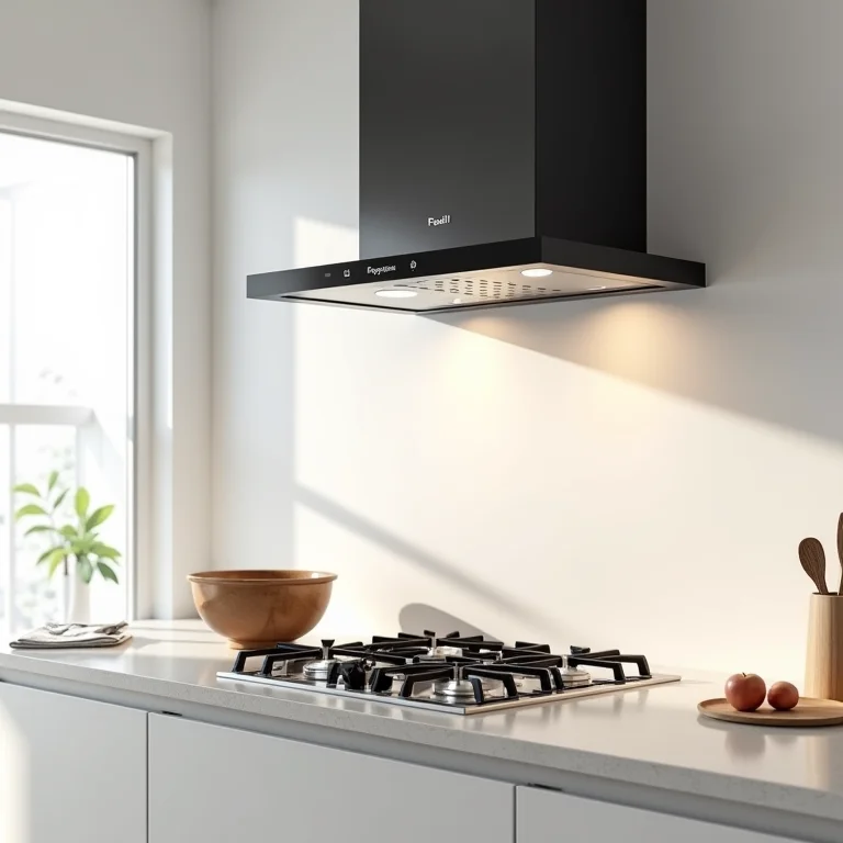 Depurador Slim Fogatti em cozinha clean