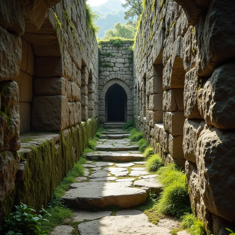 Detalhe da arquitetura inca em Machu Picchu.