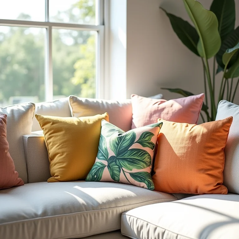 Detalhes com cores vibrantes e estampas tropicais no Rio de Janeiro