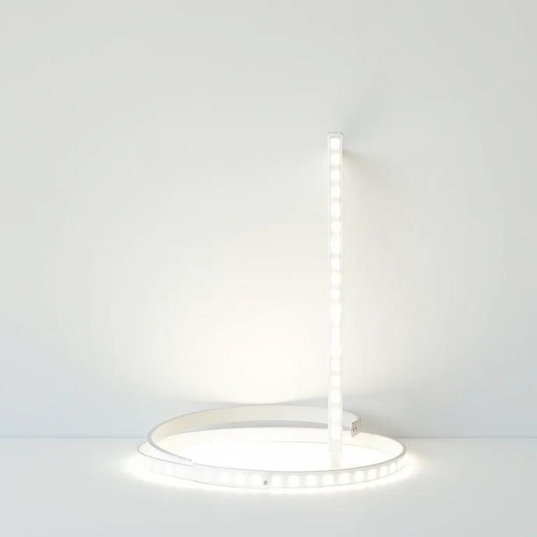 Diferentes tipos de fitas de LED.