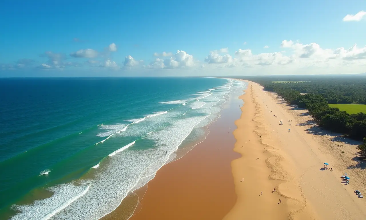 Diversidade de praias nordestinas: piscinas naturais, dunas e agito.