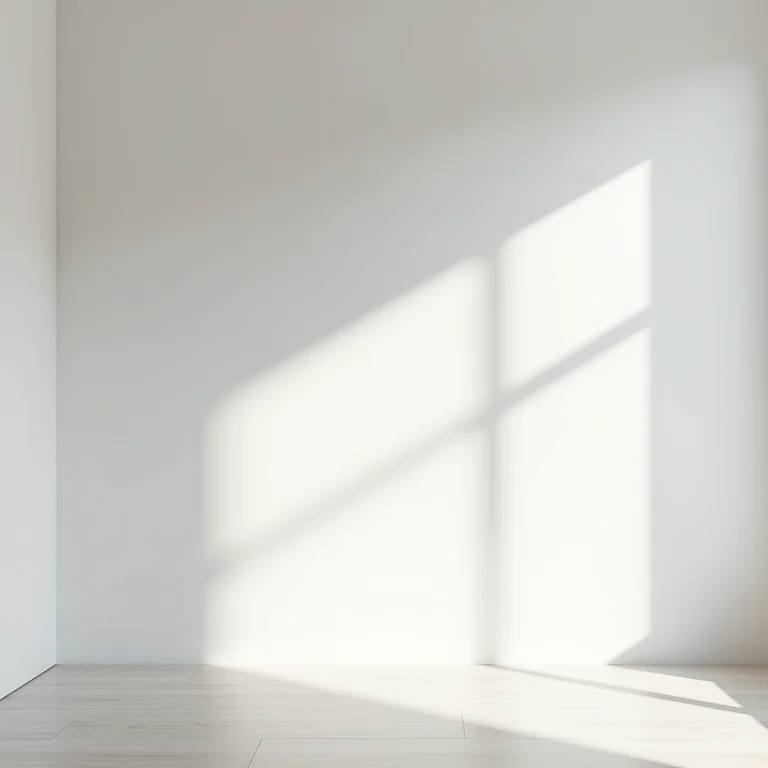 Efeito degradê suave em parede de quarto.