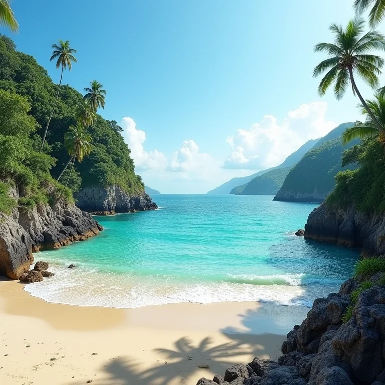 Encontro do rio e do mar na Praia do Marceneiro, São Miguel dos Milagres