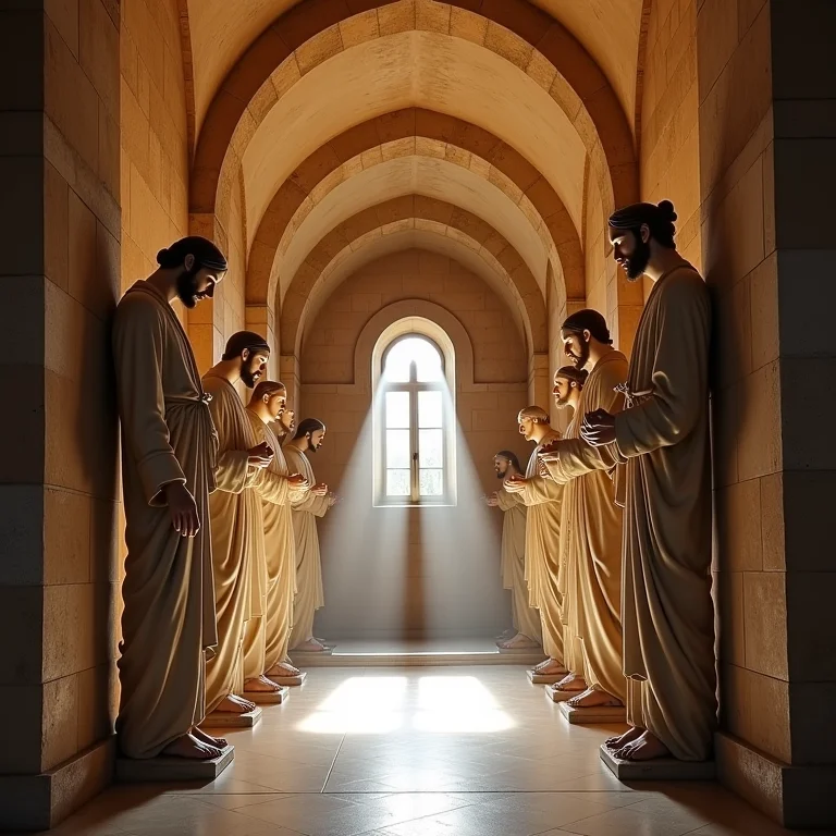 Esculturas dos profetas de Aleijadinho em Congonhas