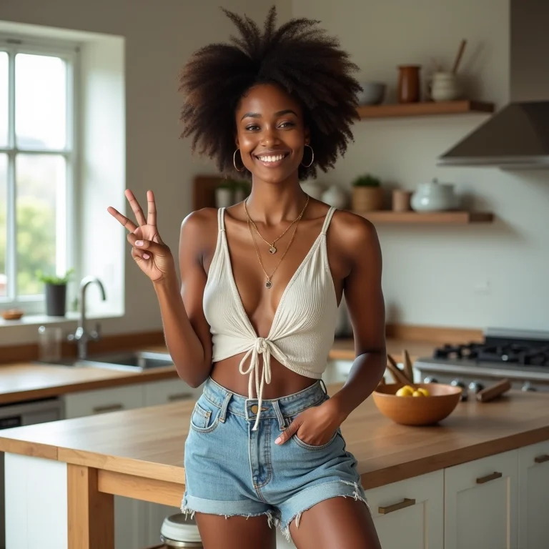 Especialista dando dicas sobre cozinhas com bancada