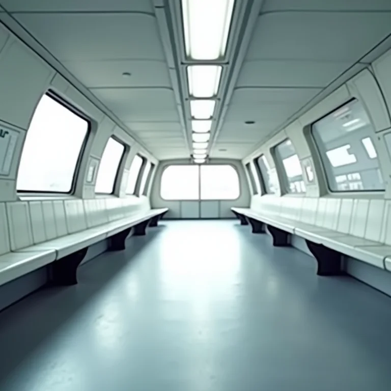 Estação de metrô moderna em Madrid