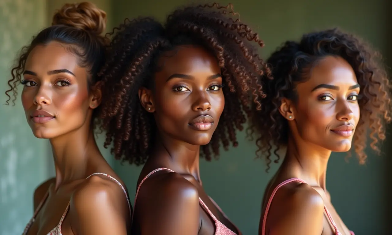 Evolução dos padrões de beleza ao longo da história, mostrando a diversidade feminina através das eras.