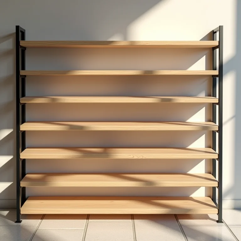 Exemplos de materiais inadequados para prateleiras.