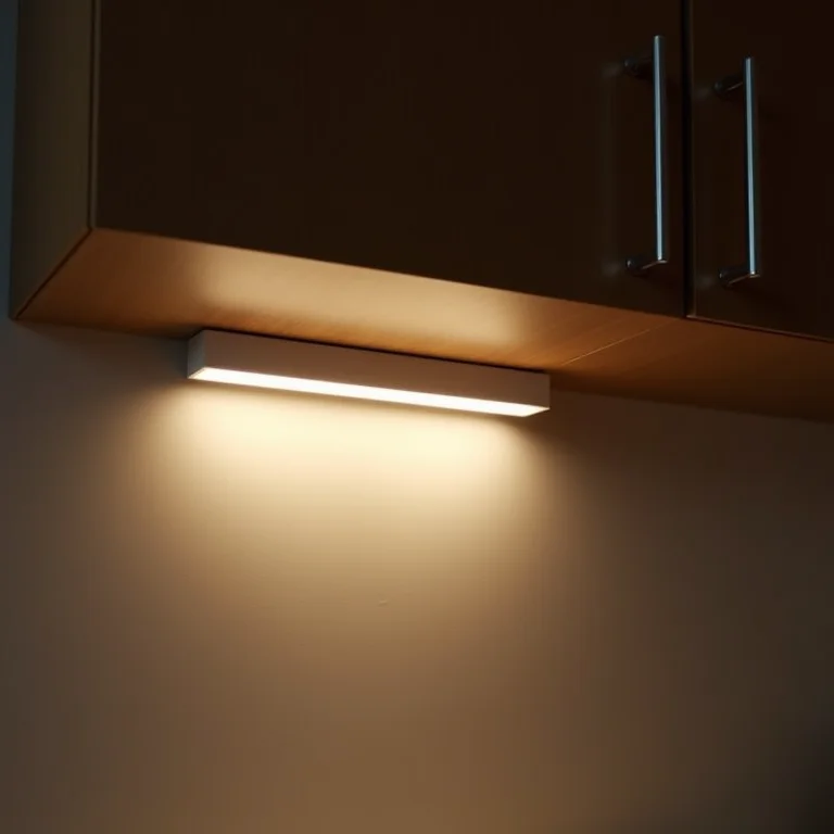 Fitas de LED para iluminação de bancada de cozinha