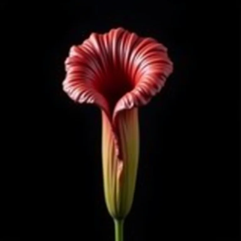 Flor-cadáver (Amorphophallus titanum) em plena floração