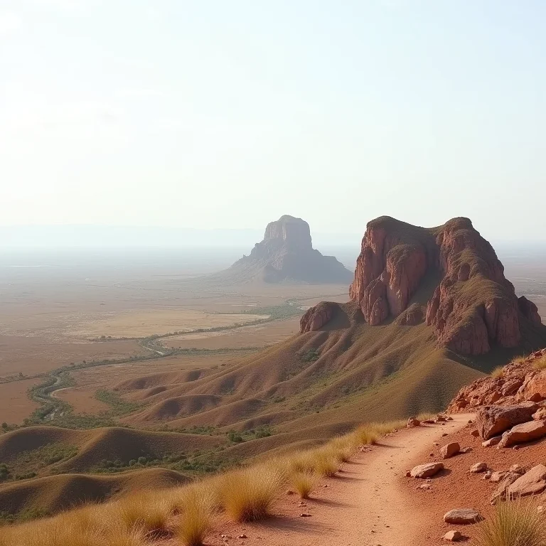 Formações rochosas na Chapada das Mesas, Maranhão